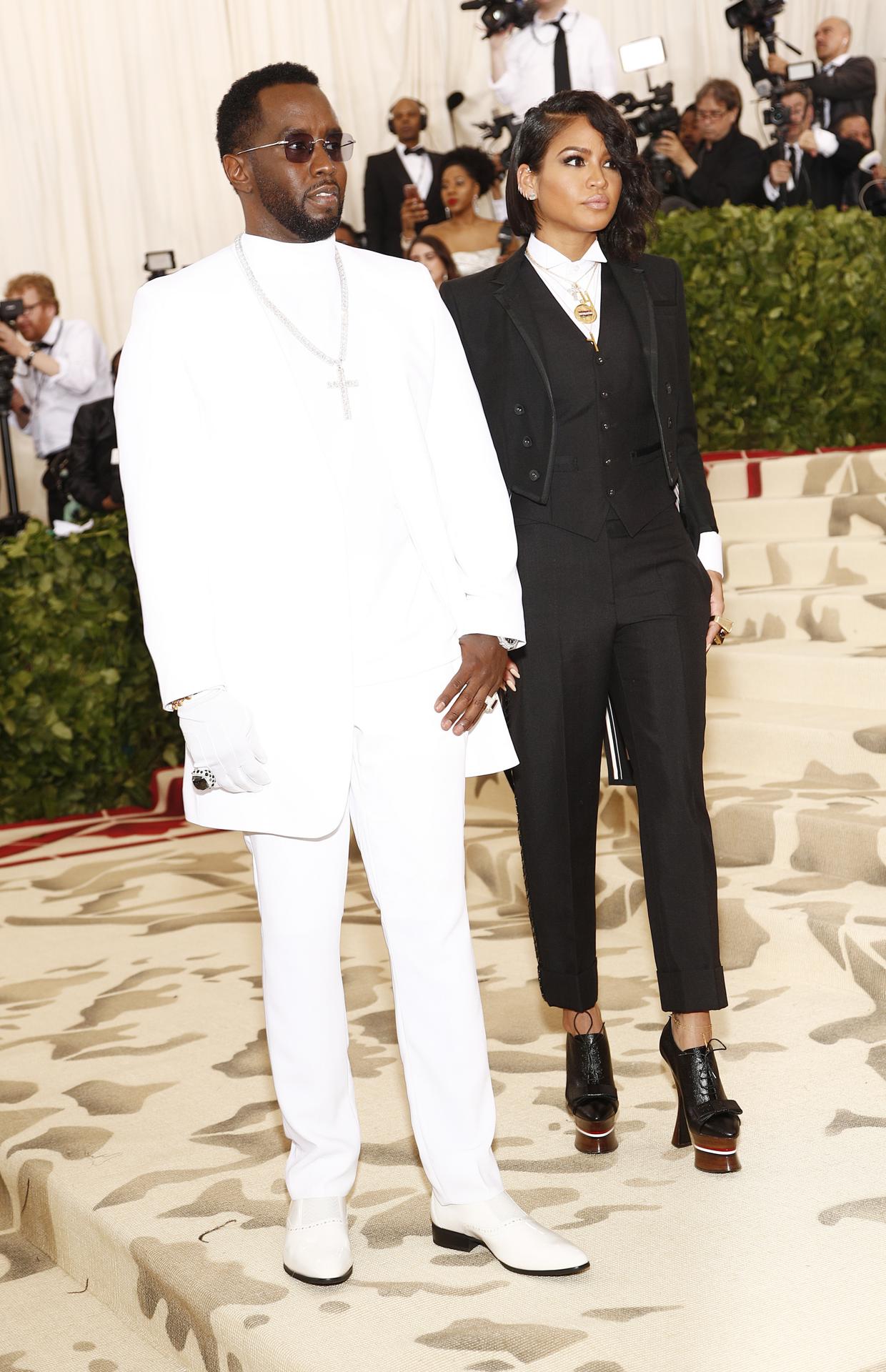 Fotografía de archivo de Sean Combs (i) y Cassie Ventura (d). EFE/Justin Lane