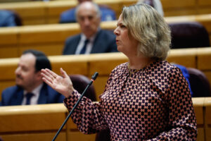 La senadora popular María Salom. EFE/ J P Gandul