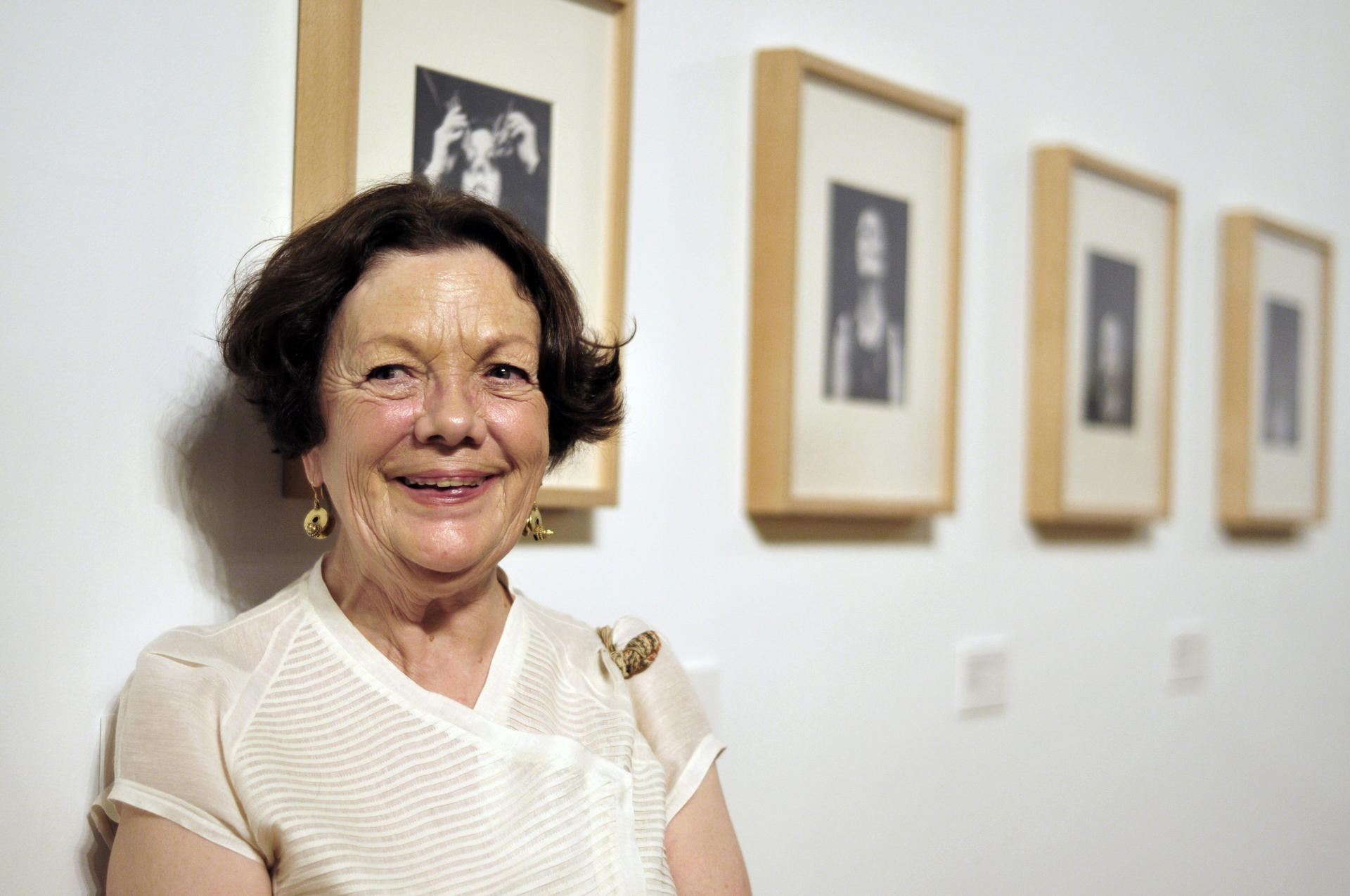 Imagen del 1/4/2011 de la fotógrafa mexicana Graciela Iturbide, en su exposición 'Graciela Iturbide. Retrospectiva 1969-2008'. EFE/ Sáshenka Gutiérrez