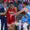 El ala-pívot americano del Baxi Manresa Derrick Alston Jr (i) es defendido por el alero bosnio del Río Breogán Edin Atic (d) durante el encuentro de la jornada 30 de la Liga Endesa entre el Baxi Manresa y el Río Breogán, disputado en el Pabellón Nou Congost de Manresa. EFE/Siu Wu