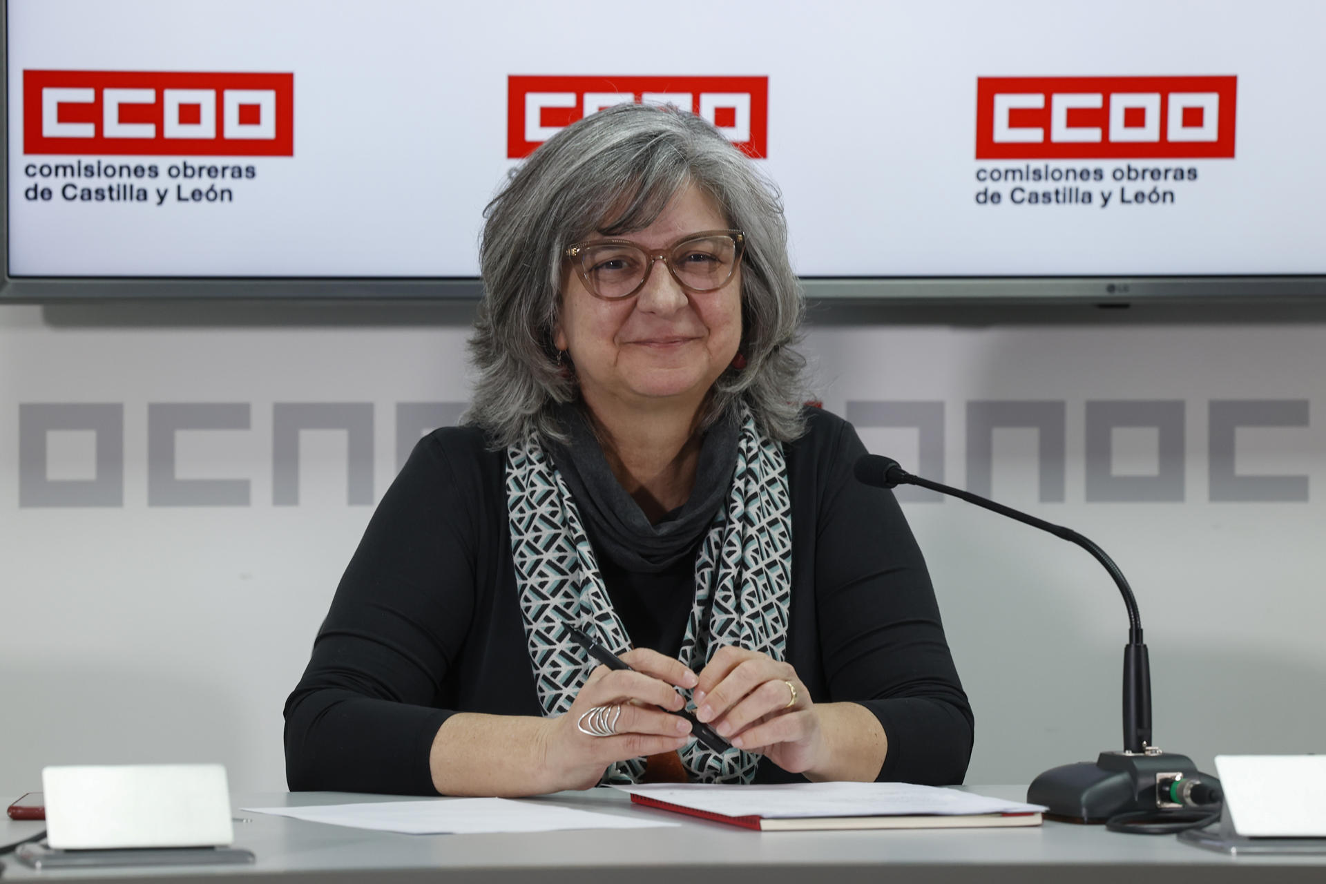 La secretaria general de CCOO Madrid, Paloma López, en una imagen de archivo. EFE/ R. García