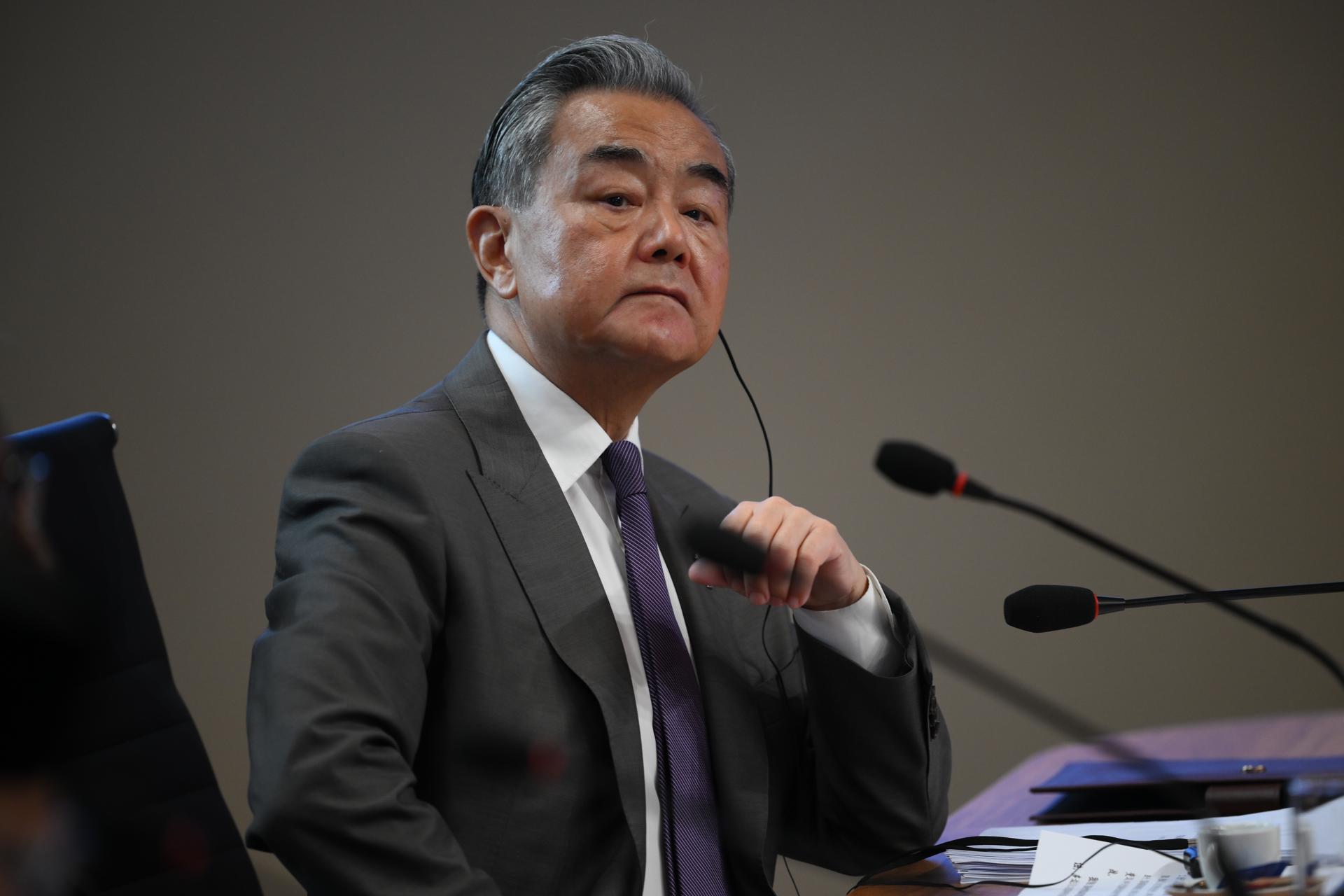 El canciller de China, Wang Yi, en una foto de archivo. EFE/ Mauro Pimentel POOL