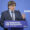 El expresidente catalán Carles Puigdemont en una intervención pública durante la reunión del grupo parlamentario de Junts en Waterloo, este lunes. EFE/Pablo Garrigós