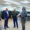 Fotografía cedida este miércoles, 30 de abril, por el Gobierno de El Salvador del ministro de defensa de Ecuador, Gian Carlo Loffredo (i), durante una visita al Centro de Confinamiento del Terrorismo (Cecot), en Tecoluca (El Salvador). EFE/ Gobierno de El Salvador
