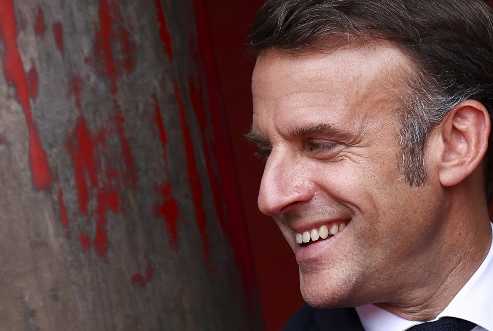 El presidente de Francia, Emmanuel Macron, durante su visita a Vietnam.
EFE/EPA/Chalinee Thirasupa / POOL