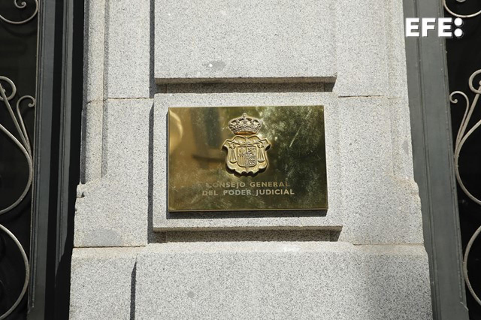 Fachada del edificio sede del Consejo General del Poder Judicial (CGPJ). EFE/Anita de Chirico