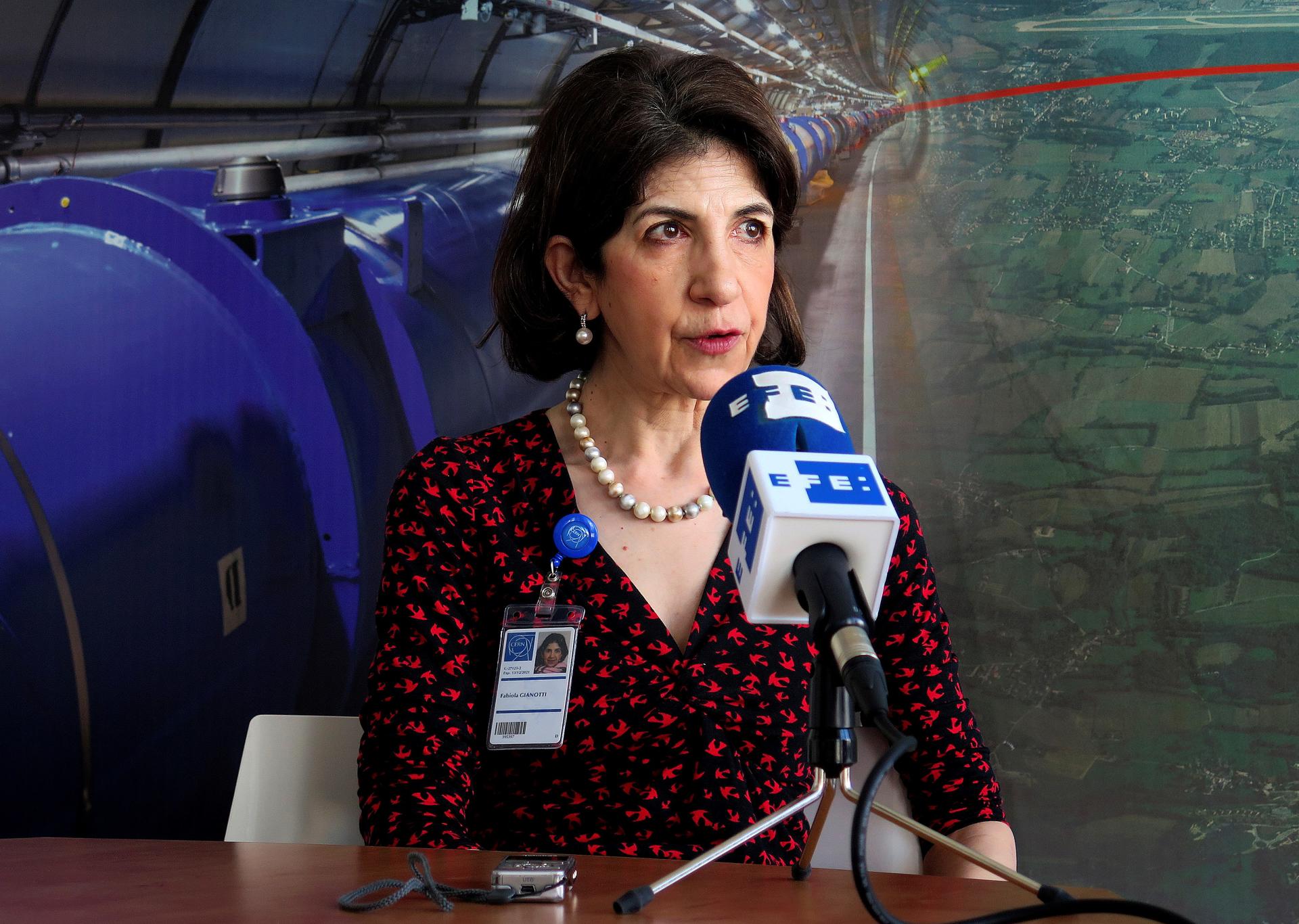La directora del Centro Europeo de Física de Partículas (CERN), Fabiola Gianotti, en una fotografía de archivo. EFE/Antonio Broto.