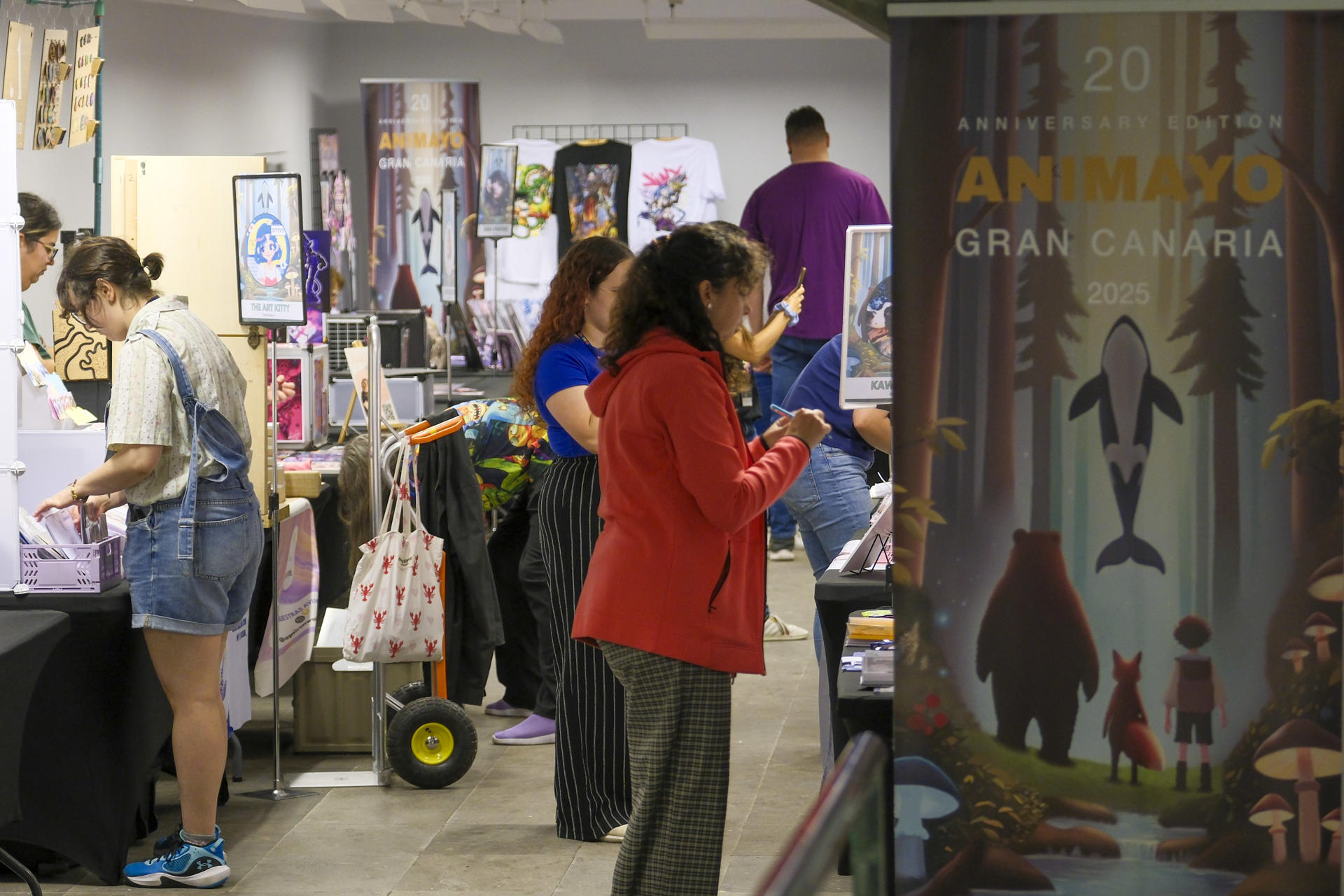 Inauguración de la 20 edición del festival de animación Animayo, que este año incluye el estreno en Europa de 'Whimsy & Wonder', la exposición de Disney que rinde homenaje a sus mujeres animadoras. EFE/Ángel Medina G.
