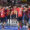 Los jugadores de la seleccion española celebran su victoria tras el partido de la selección Española de balonmano contra la selección de Letonia, este domingo en Huesca.-EFE/ Javier Blasco