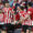 BILBAO, 11/05/2025.- Los jugadores del Athletic Club celebran el primer gol de su equipo durante el encuentro correspondiente a la jornada 35 de Laliga EA Sports que disputan hoy domingo Athletic Club y Alavés en el estadio de San Mamés, en Bilbao. EFE / Miguel Toña.