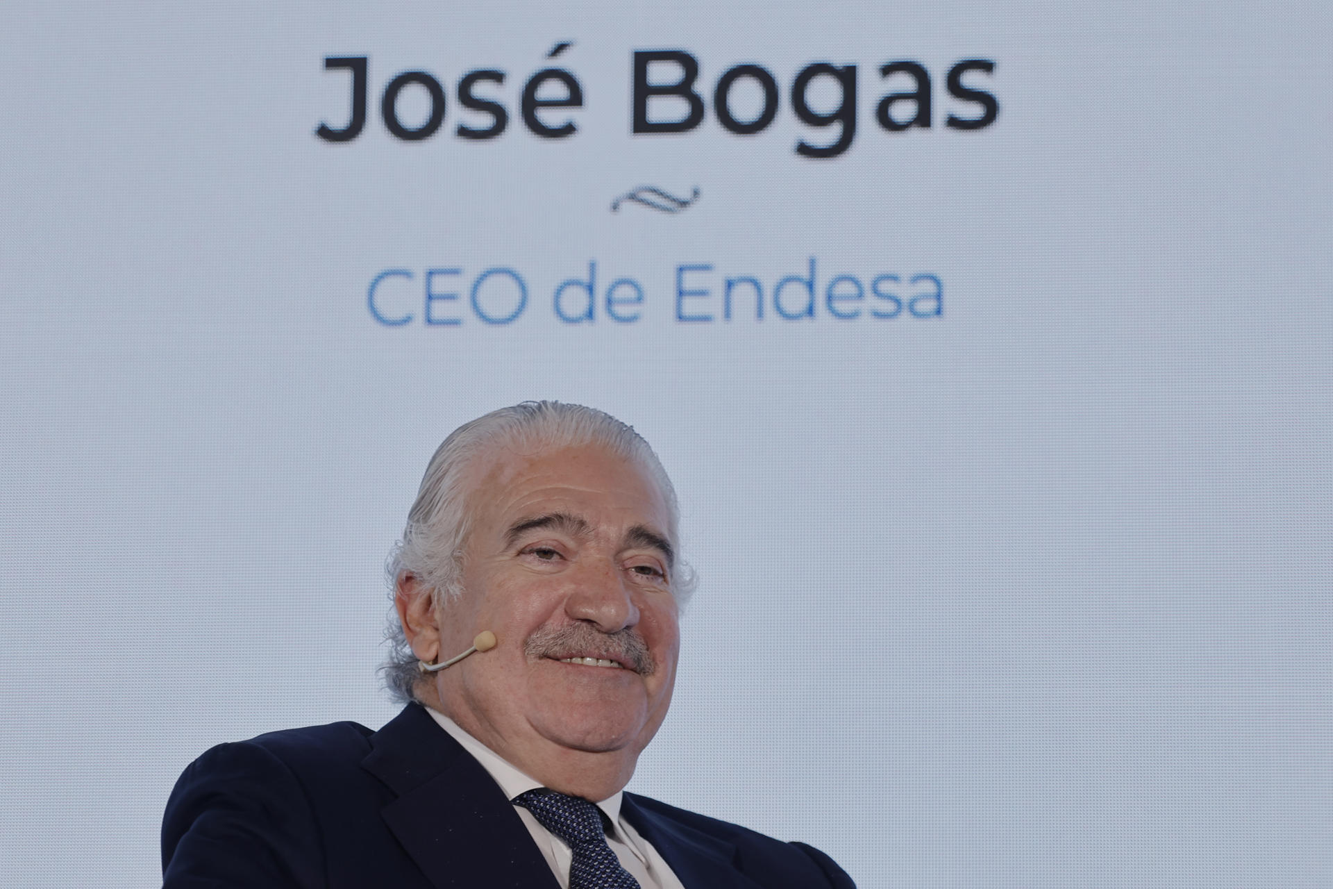 El consejero delegado de Endesa, José Bogas, participa este jueves en el VI Foro Internacional Expansión. EFE/ Sergio Pérez