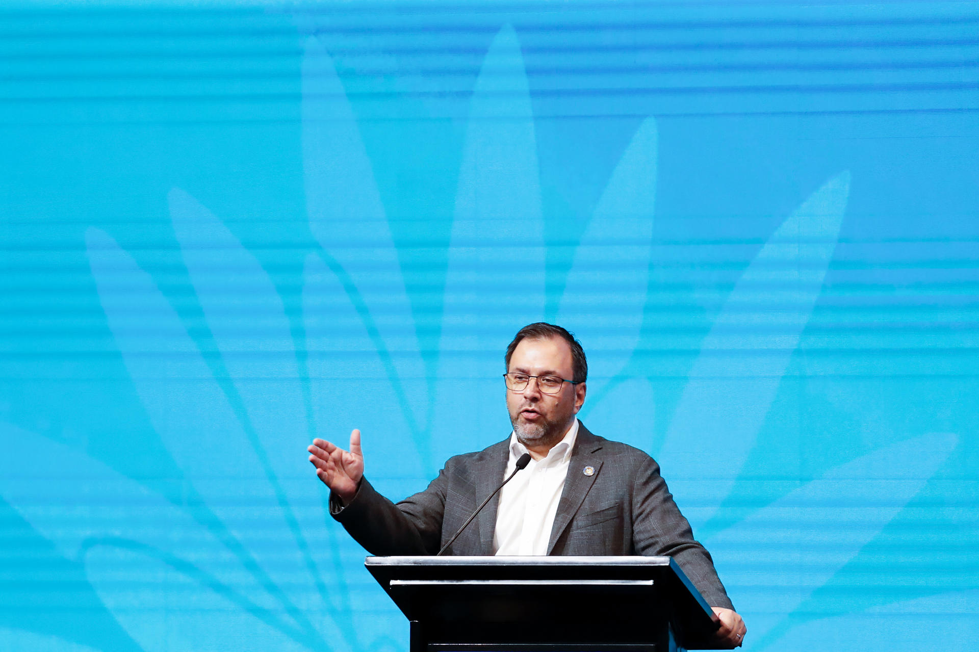 El canciller venezolano, Yvan Gil. EFE/ Ernesto Guzmán Jr.