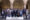 El presidente de la Generalitat, Salvador Illa (c), posa junto a los firmantes del acuerdo del Pacto Nacional por la Lengua que se ha formalizado este martes, tras el consenso alcanzado por Govern, ERC, Comuns, sindicatos, patronales y entidades, aunque sin el apoyo de Junts y la CUP. EFE/Quique García
