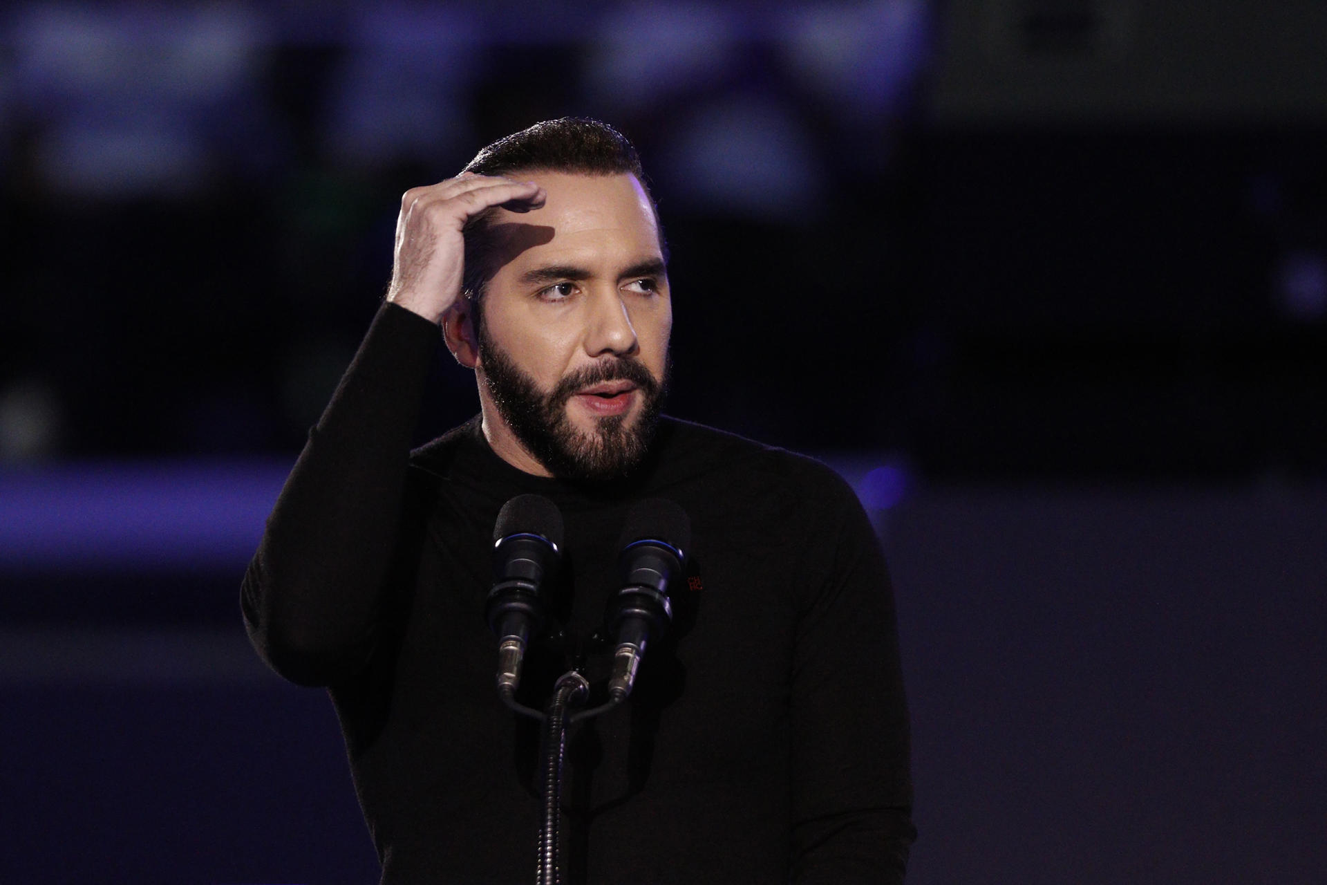 Foto de archivo del presidente de El Salvador, Nayib Bukele. EFE/ Rodrigo Sura
