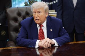 El presidente estadounidense, Donald Trump. EFE/SAMUEL CORUM