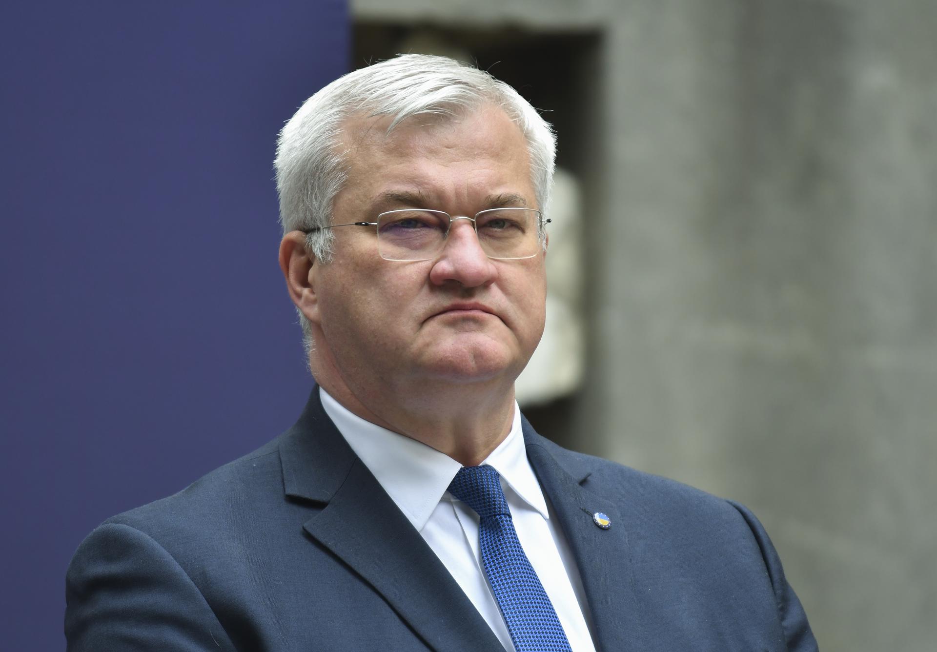 El ministro de Exteriores de Ucrania, Andrí Sibiga, en una imagen reciente. EFE/EPA/MYKOLA TYS