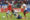 Nicolás Federico López (i) de Nacional marca un gol en un partido de la fase de grupos de la Copa Libertadores . EFE/ Rafael Martins
