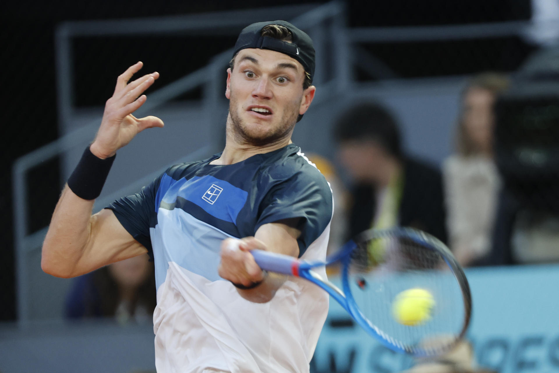 Jack Draper, durante el partido. EFE/ Sergio Perez