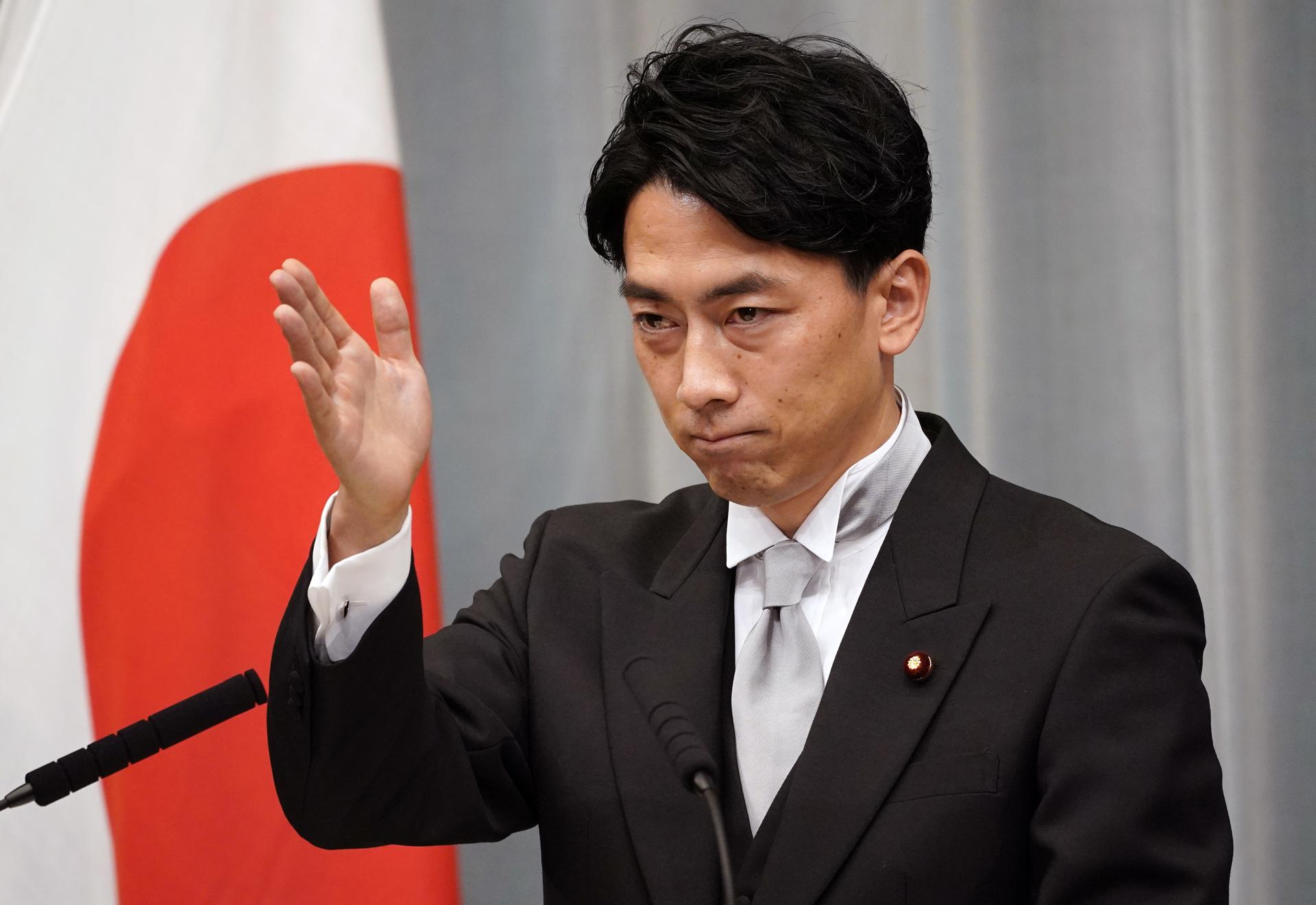 El nuevo ministro de Agricultura japonés, Shinjiro Koizumi, en una foto de archivo. EFE/EPA/FRANCK ROBICHON
