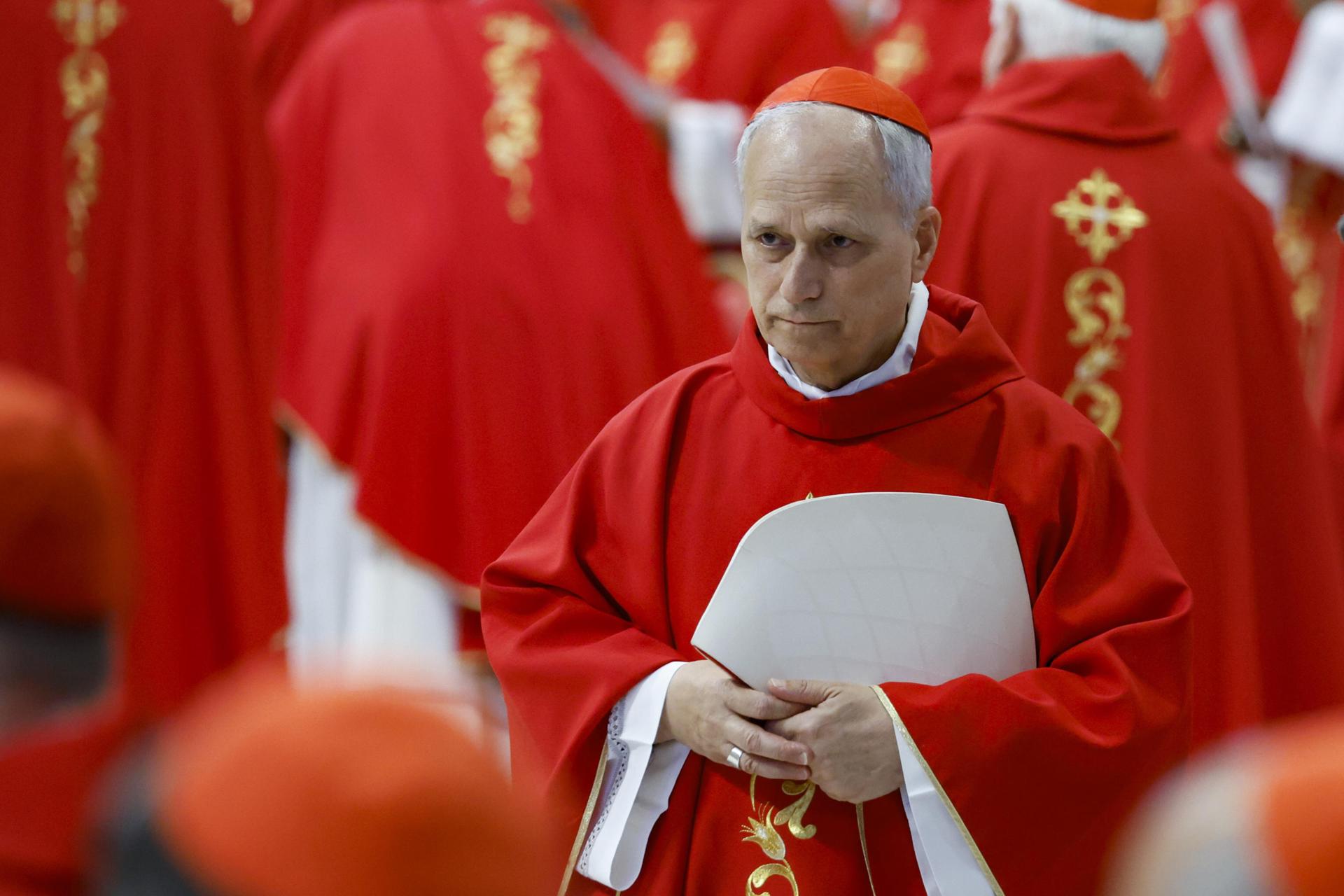 El cardenal Robert Prevost. EFE/EPA/FABIO FRUSTACI