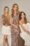 Fotografía cedida por la marca de ropa colombiana TNS donde aparece Karen Martínez, actriz y empresaria, y sus hijas Luna y Paloma, luciendo modelos de la colección 'The perfect match'. EFE/TNS.
