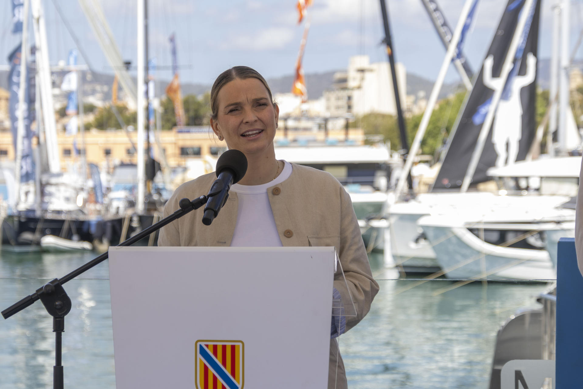 La presidenta del Govern, Marga Prohens. EFE/CATI CLADERA