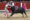El diestro Francisco José Espada sufre un percance al entrar a matar al primero de los de su lote, durante la corrida goyesca del Dos de Mayo celebrada este viernes en la plaza de toros de Las Ventas, en Madrid. EFE/Fernando Villar
