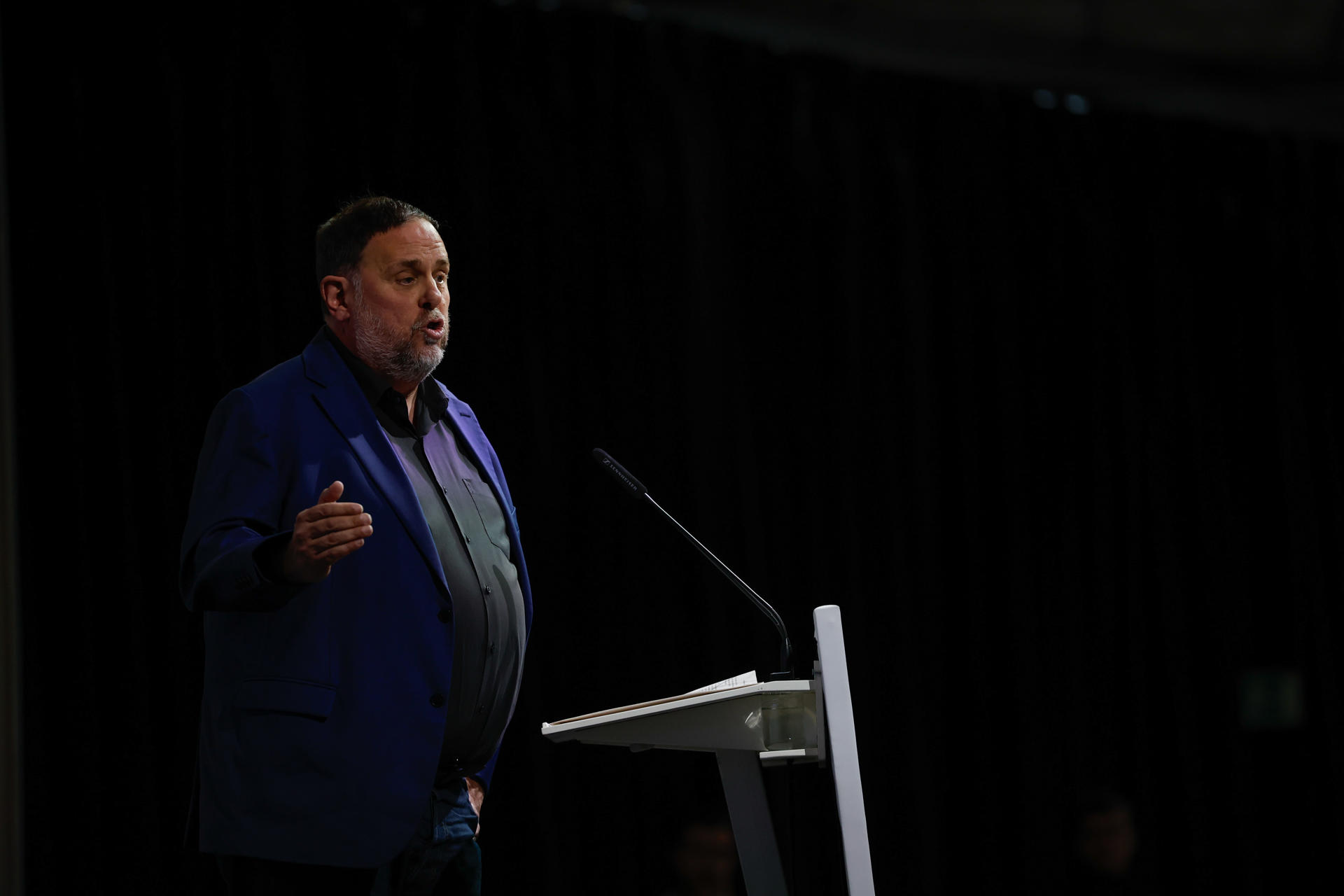 El presidente de ERC, Oriol Junqueras, en una imagen de archivo. EFE/Alberto Estévez
