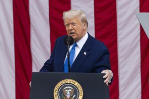 Donald Trump, presidente de Estados Unidos, en una foto de archivo. EFE/EPA/JIM LO SCALZO