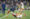Jesús Corona (i), de Monterrey, disputa el balón con Leo Suarez (d) y Ruben Duarte (abajo), de Pumas, en el partido correspondiente al Play In 2 del Torneo Clausura de México. EFE/Miguel Sierra
