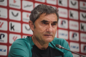 El entrenador del Athletic Club de Bilbao, Ernesto Valverde. EFE/Javier Zorrilla