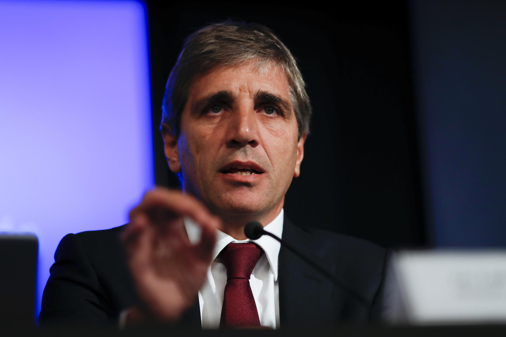 El ministro de Economía de Argentina, Luis Caputo. EFE/David Fernández