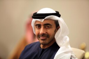 Fotografía del ministro emiratí de Asuntos Exteriores, Abdullah bin Zayed al Nahyan. EFE/Mohamen Ali