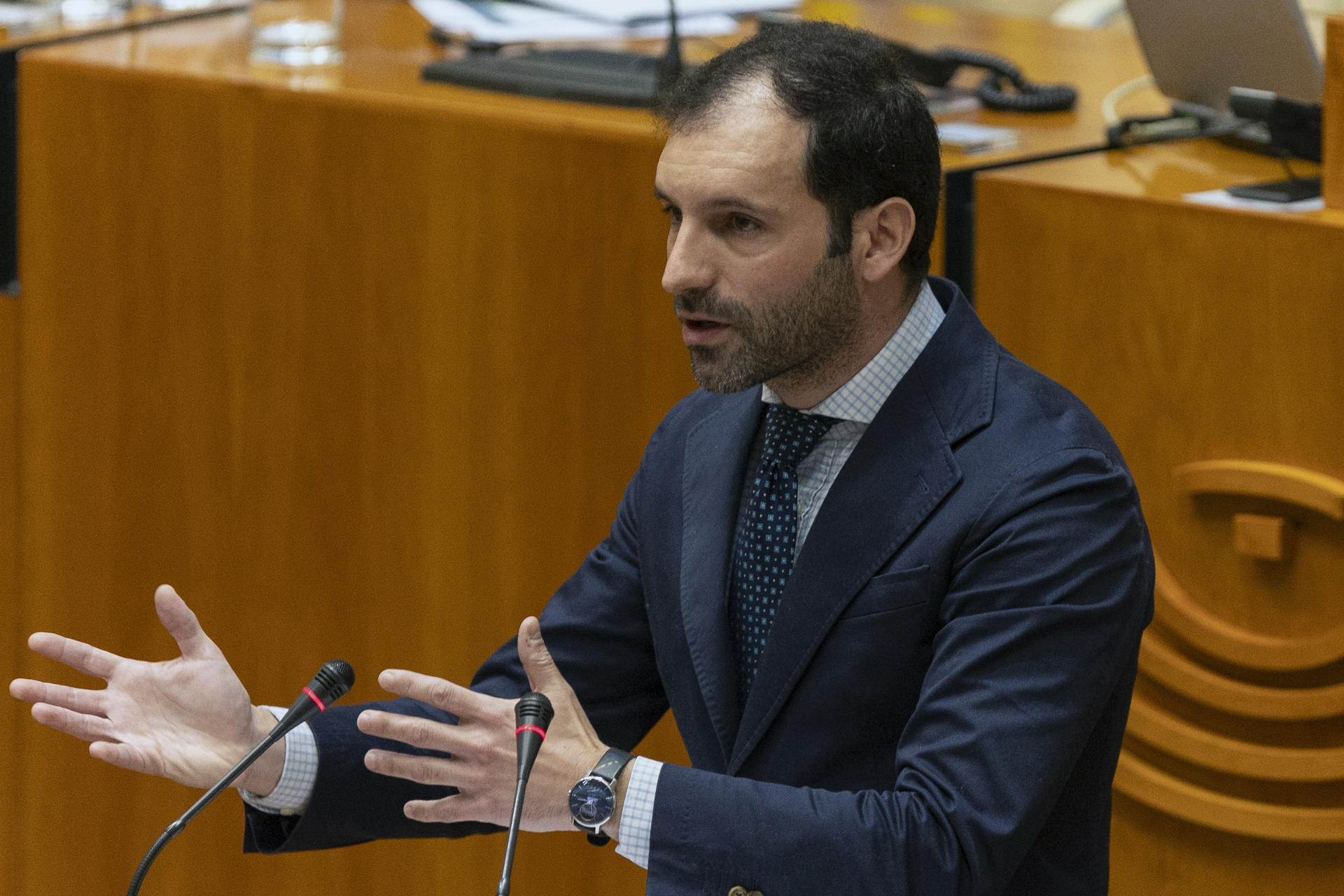 El diputado de Vox, Álvaro Sánchez Ocaña. Archivo EFE/ Jero Morales