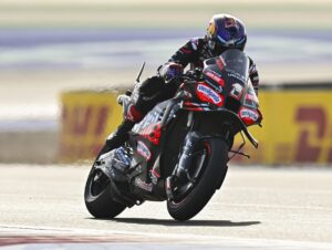 El piloto español Jorge Martín, actual campeón del mundo de MotoGp, durante la clasificación en el Gran Premio de Qatar, el pasado 13 de abril. EFE/EPA/NOUSHAD THEKKAYIL