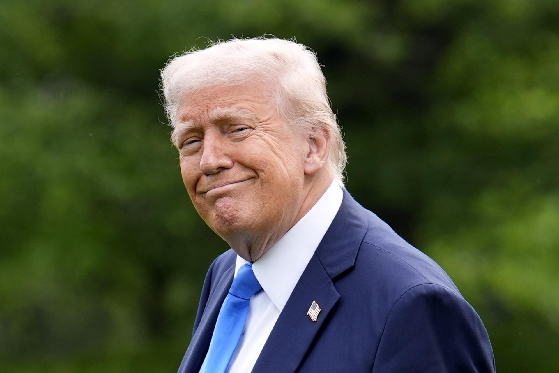 El presidente de Estados Unidos, Donald Trump. EFE/Yuri Gripas