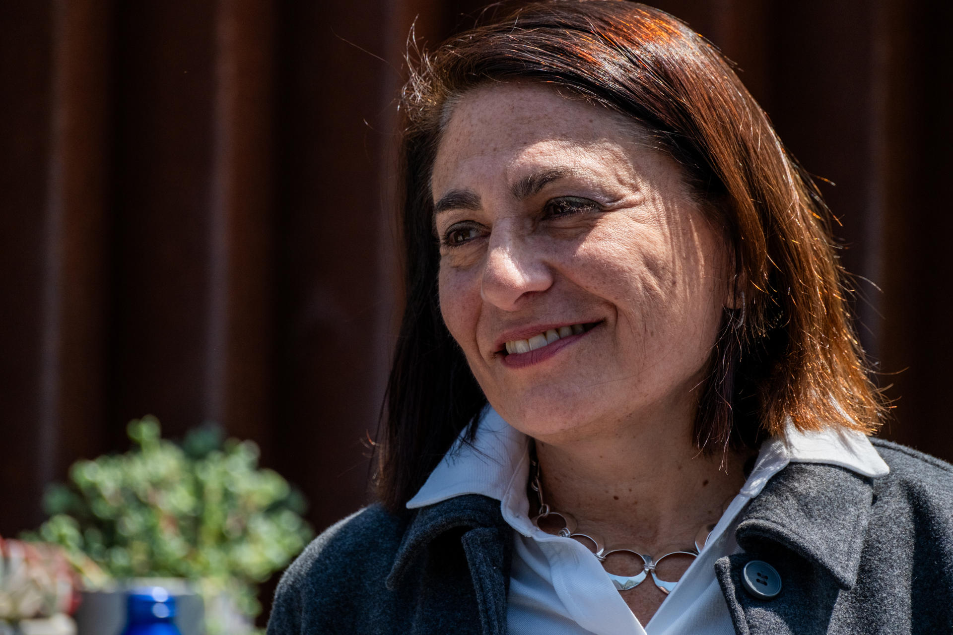 La directora de Productos e Innovación de Visa Latinoamericana y Caribe, Romina Seltzer, habla durante una entrevista con EFE en San Francisco, California (Estados Unidos). EFE/ Camille Cohen