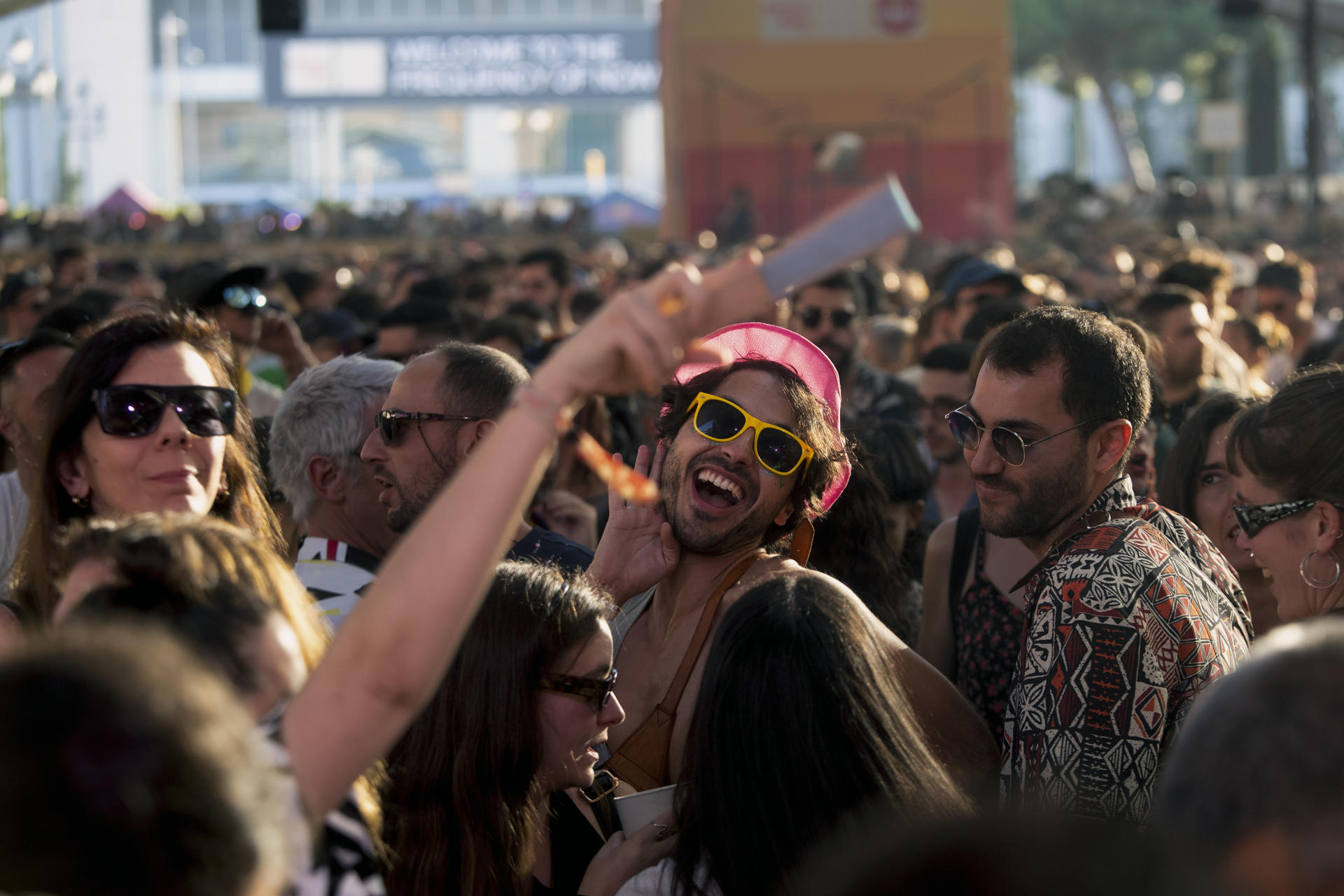 Ambiente en el festival Sónar, en Barcelona. EFE/Marta Pérez