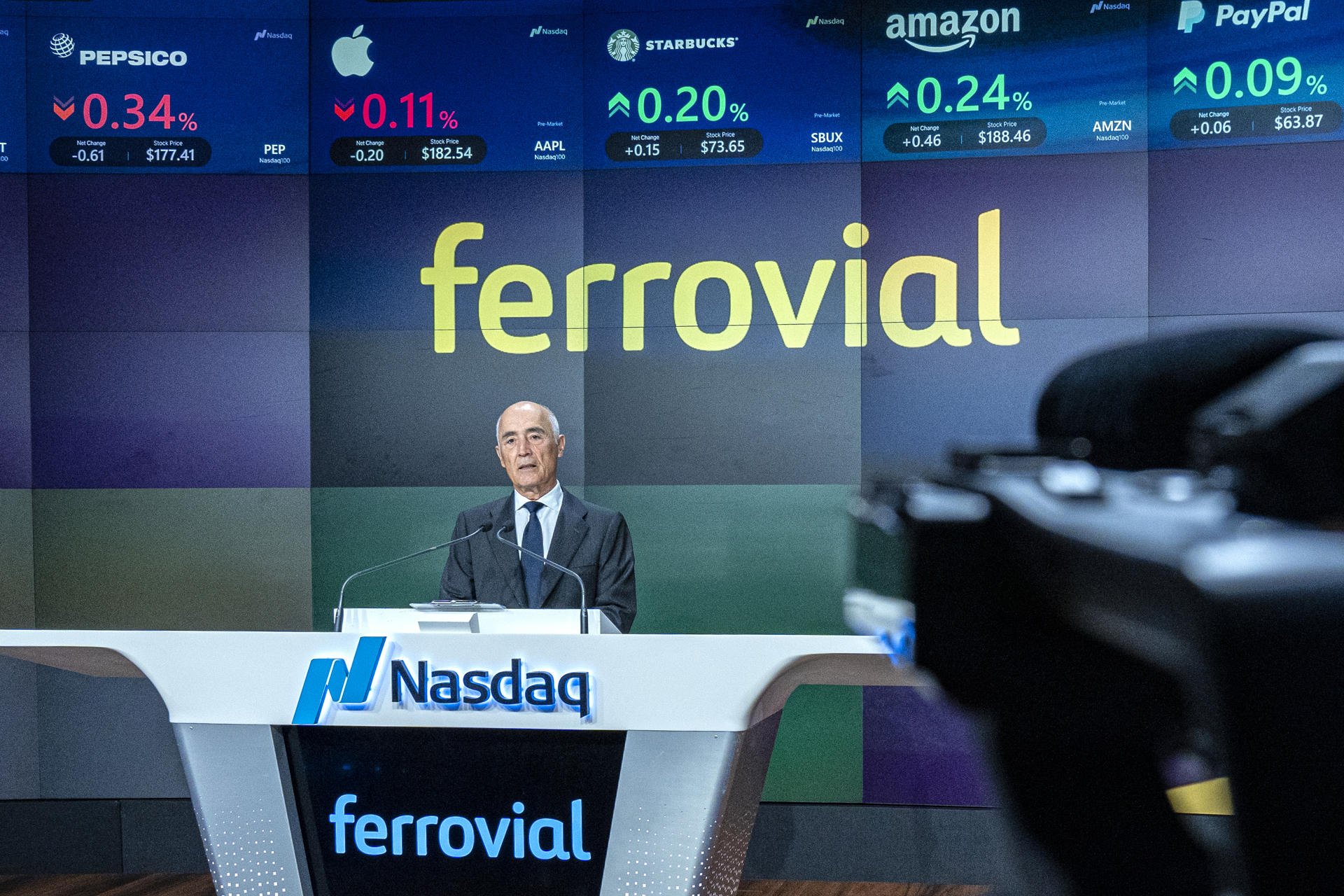 Imagen de archivo del presidente de Ferrovial, Rafael del Pino.EFE/Ángel Colmenares
