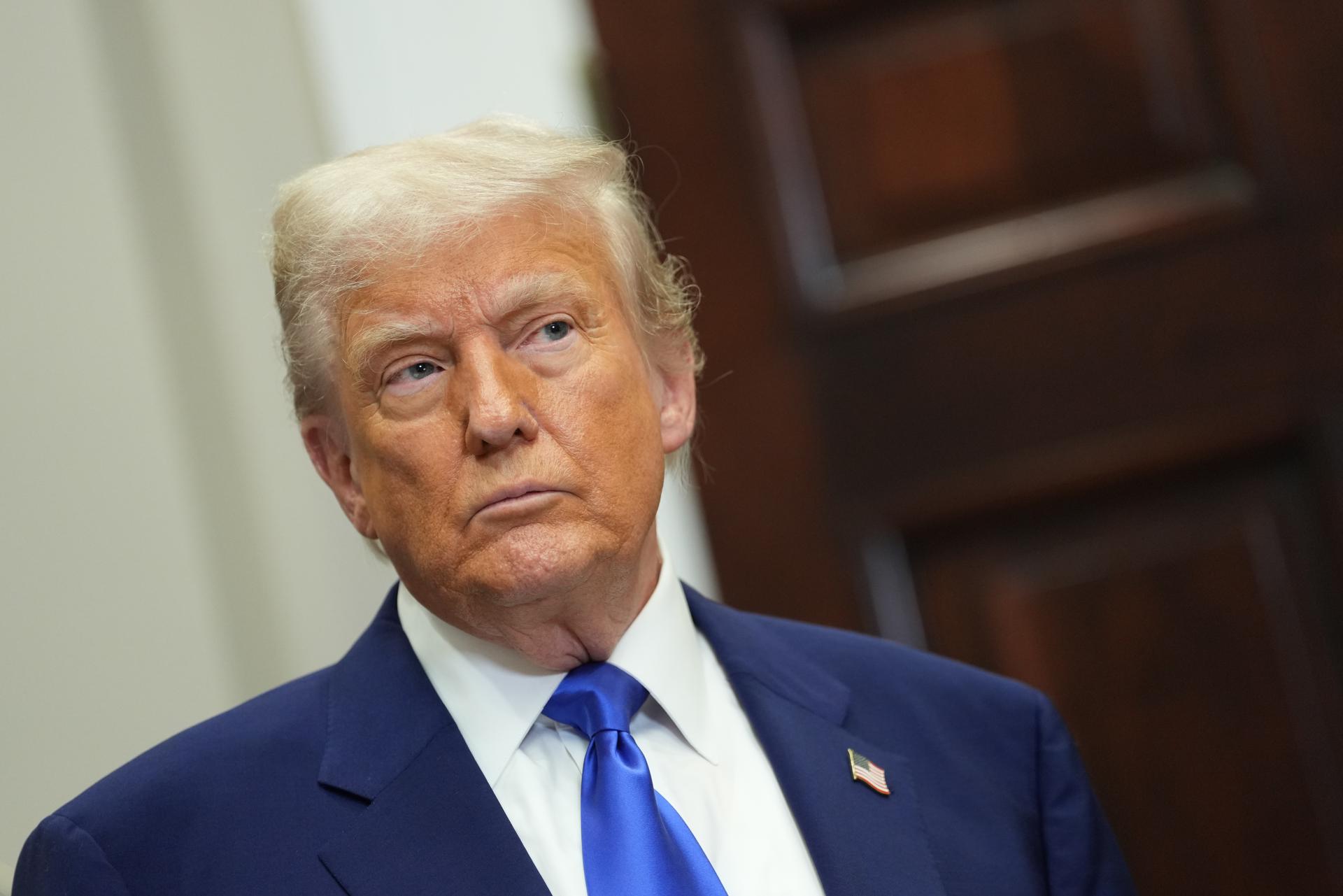 El presidente de Estados Unidos, Donald Trump. EFE/EPA/CHRIS KLEPONIS/ POOL