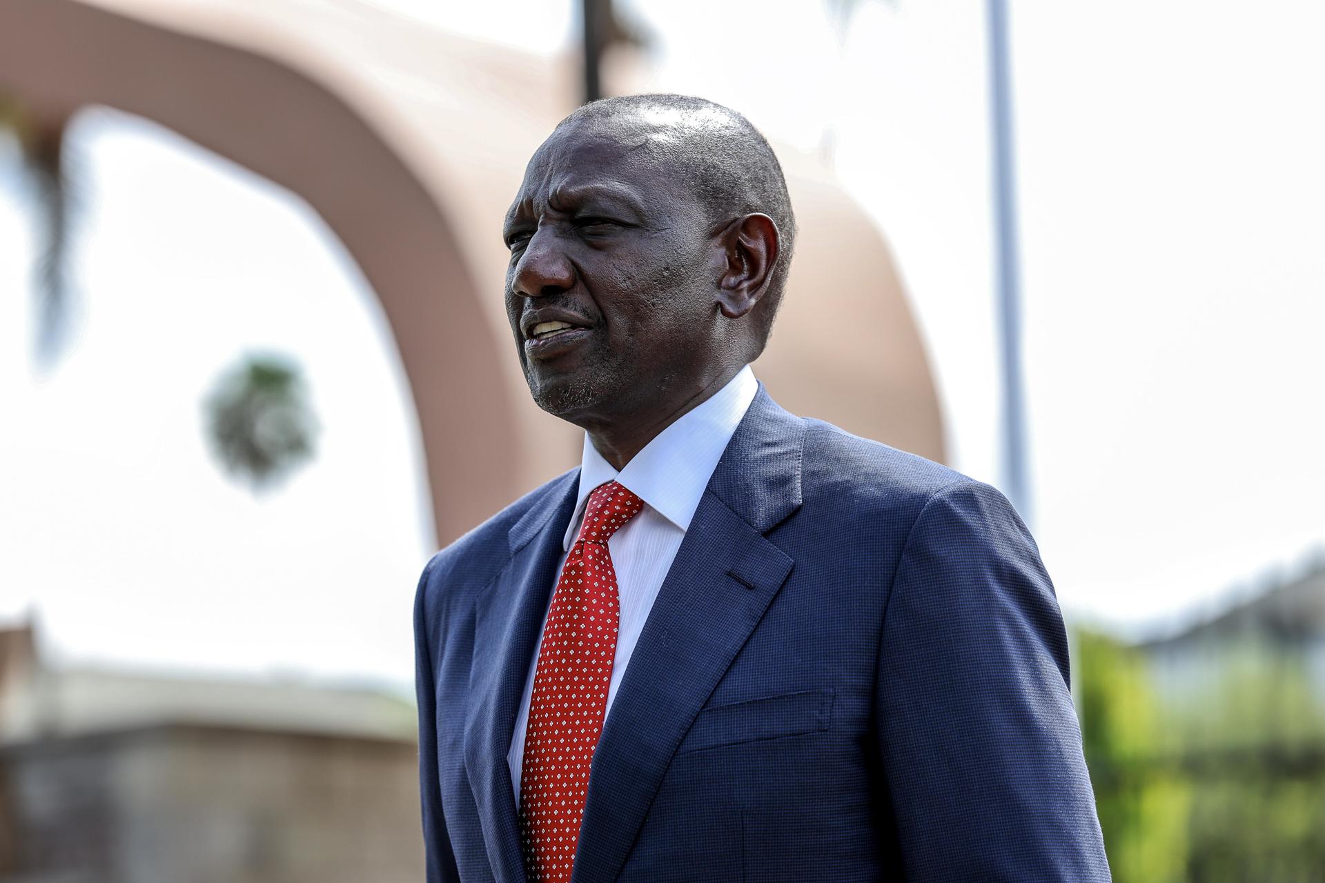 Imagen de Archivo del presidente de Kenia, William Ruto.
EFE/EPA/DANIEL IRUNGU