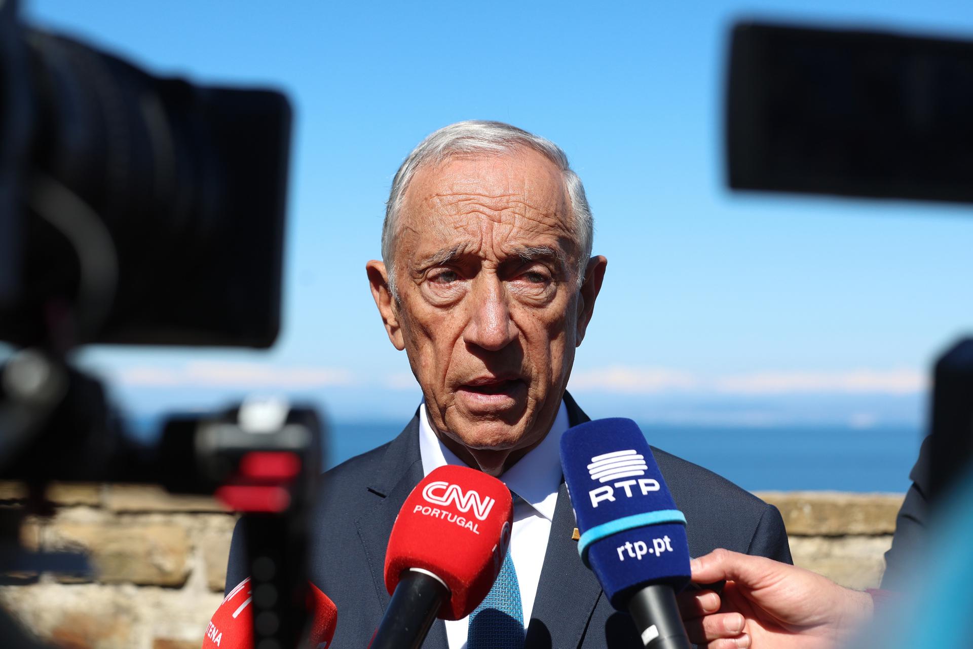 Fotografía de archivo del presidente de Portugal, Marcelo Rebelo de Sousa, en Piran (Eslovenia) EFE/Tiago Petinga