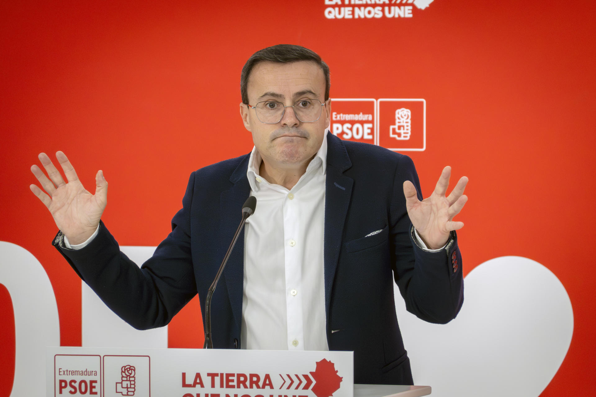 El secretario general del PSOE de Extremadura, Miguel Ángel Gallardo, en una imagen de archivo. EFE/ Jero Morales