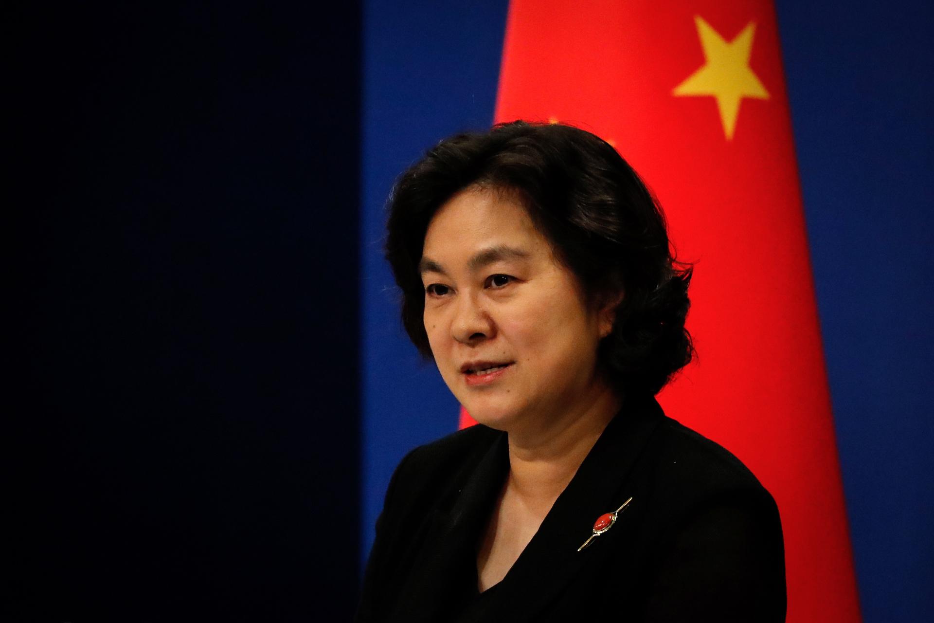 Fotografía de archivo de la vicecanciller de China, Hua Chunying, en Pekín (China). EFE/Mark R. Cristino