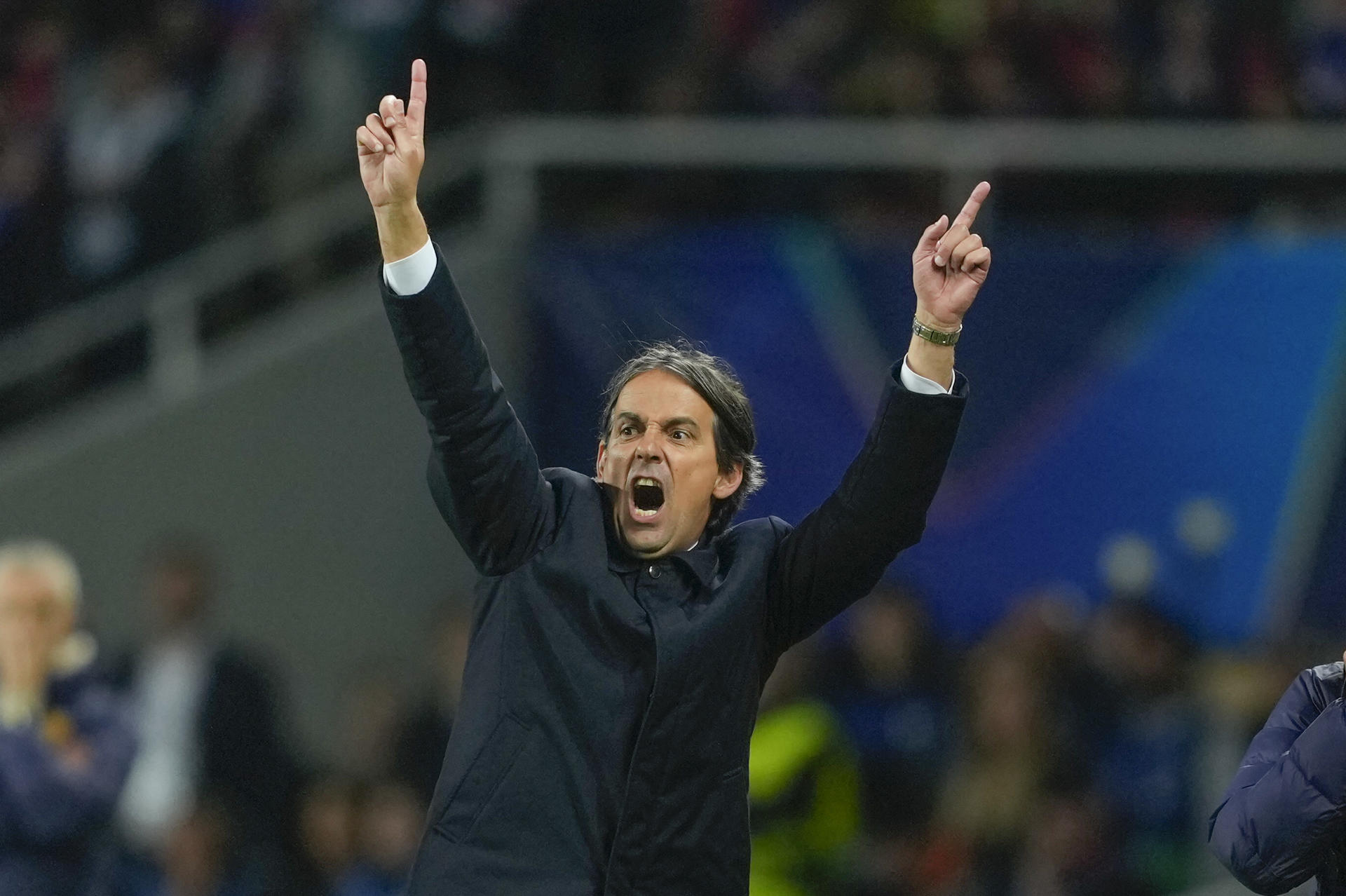 El técnico del Inter, Simone Inzaghi, durante un partido. EFE /Archivo/ Alejandro García.
