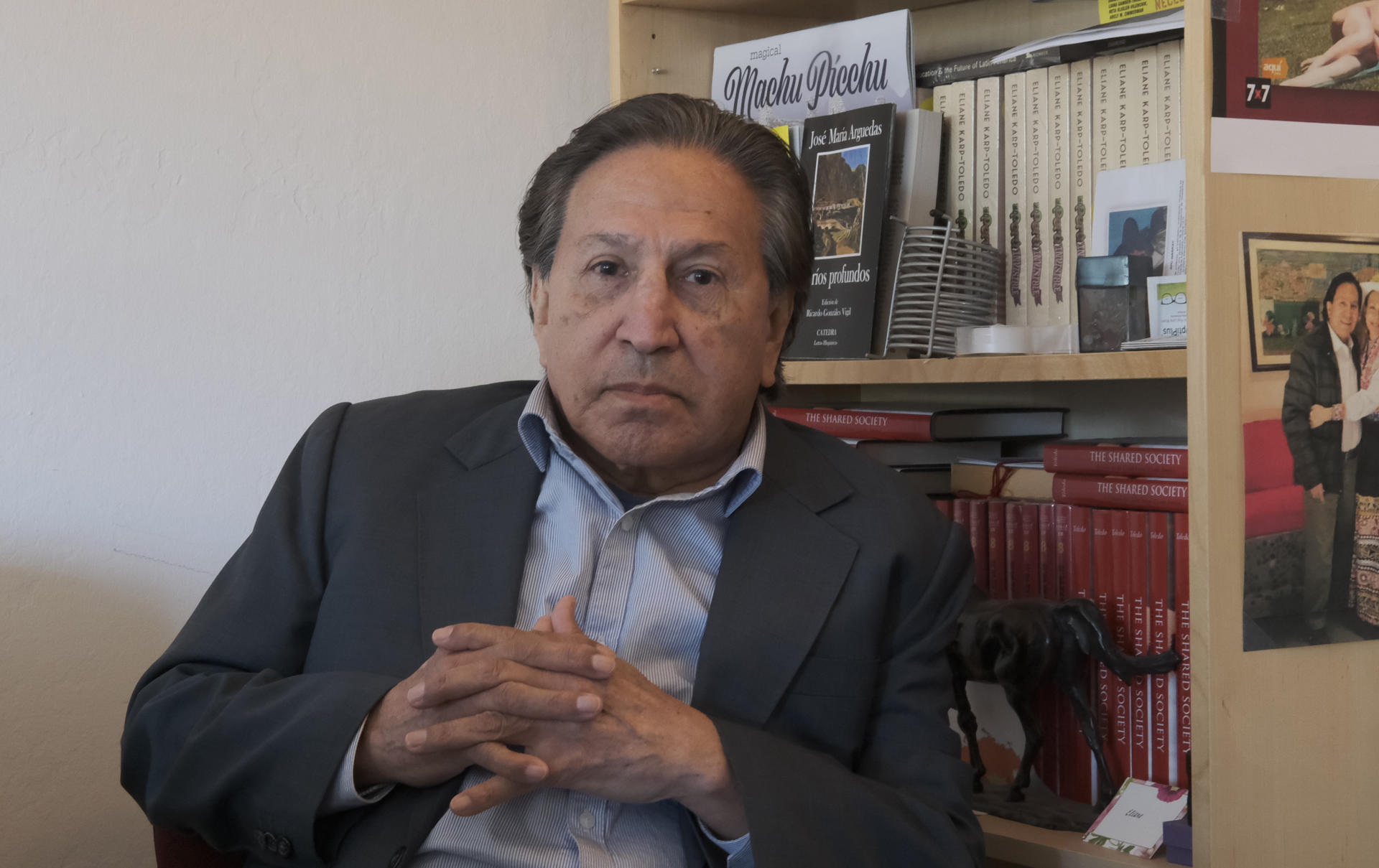 El expresidente peruano Alejandro Toledo en una foto de archivo. EFE/ Guillermo Azábal