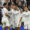 El delantero del Real Madrid Kylian Mbappé (2d) celebra con sus compañeros Jude Bellingham (i), Vini Jr. (2i) y Arda Güler (d) después de marcar el 2-0 en el partido entre el Real Madrid y el Celta de Vigo este domingo en el estadio Santiago Bernabéu en Madrid este domingo. EFE/ Blanca Míllez