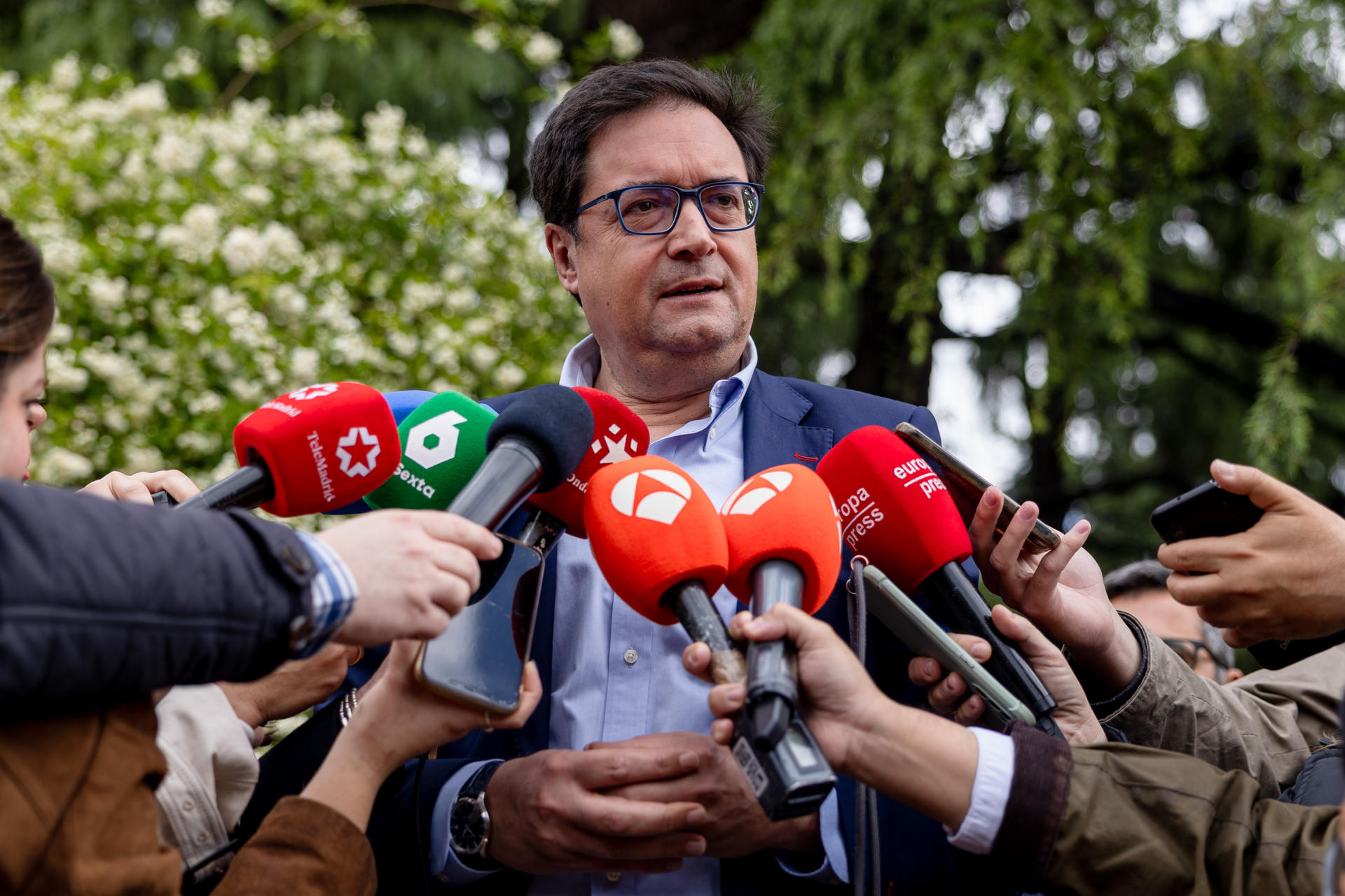 El ministro para la Transformación Digital y de la Función Pública, Óscar López, el pasado 2 de mayo. EFE/ Daniel González