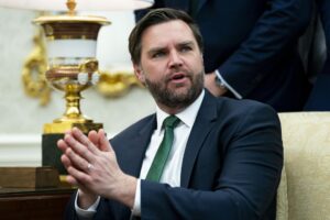 Fotografía de archivo del vicepresidente de Estados Unidos, JD Vance. EFE/EPA/BONNIE CASH / POOL