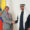 Fotografía cedida por la Presidencia de Ecuador en la que aparecen el mandatario Daniel Noboa (i) al saludar al presidente de los Emiratos Árabes Unidos, Mohamed bin Zayed Al Nahayan, el pasado 30 de abril, en Abu Dabi (Emiratos Árabes Unidos). EFE/Presidencia De Ecuador